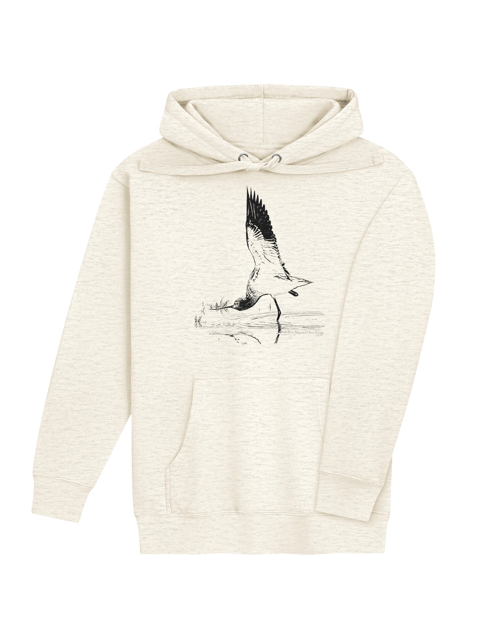 Stretching American Avocet Premium Hoodie product image (52)