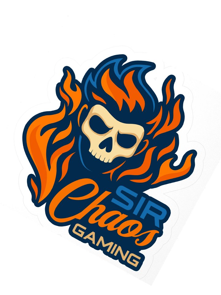 Sir Chaos Gaming Logo Sticker product image (6)