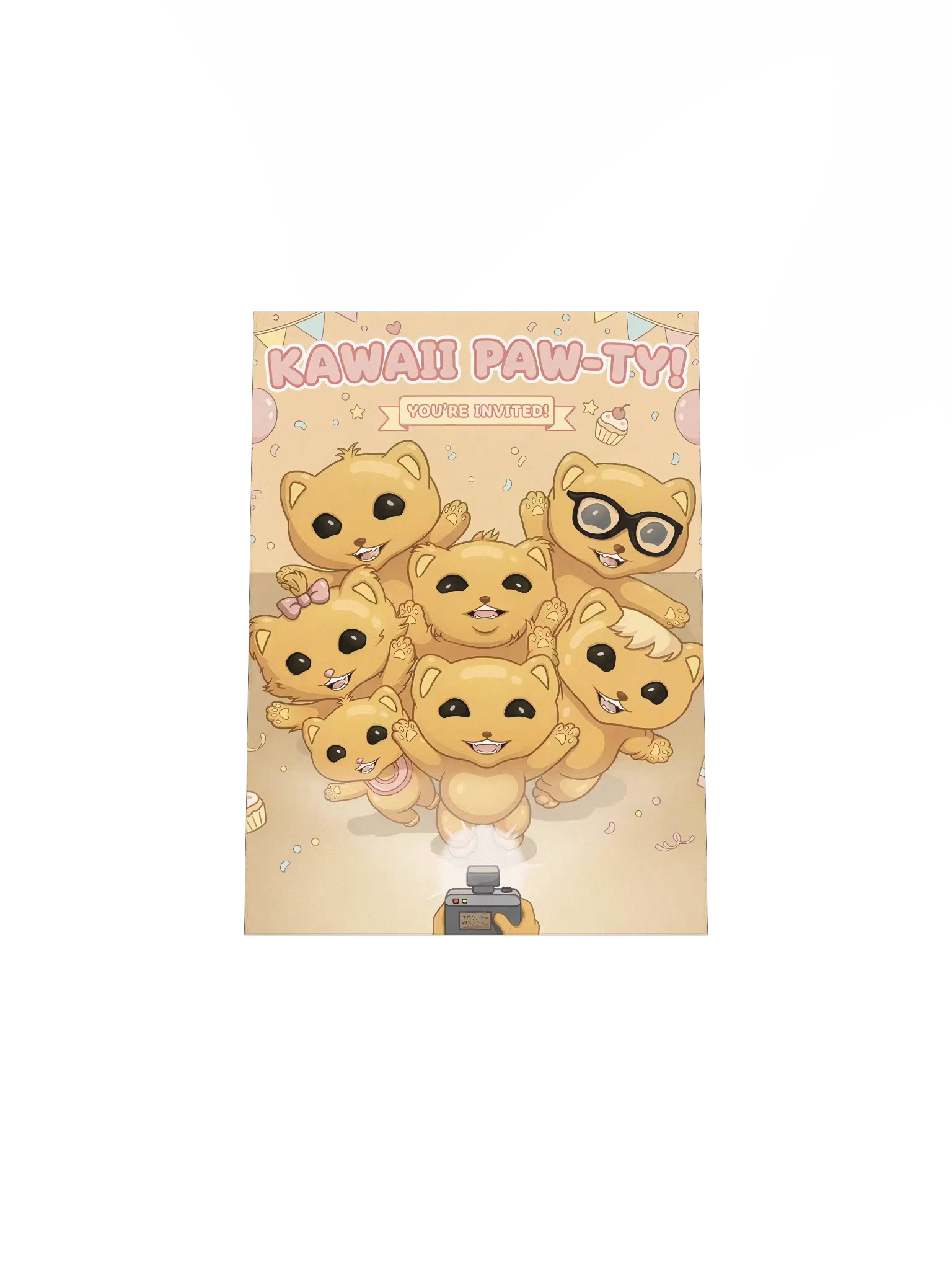 KITTEN NUGGET PAW-TY POSTER product image (19)