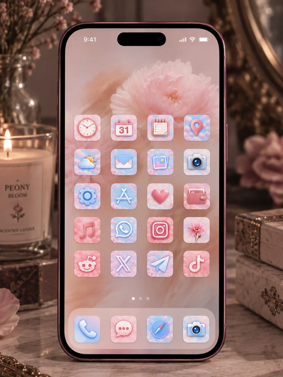 Faded Romance Theme | Soft Pink product image (3)