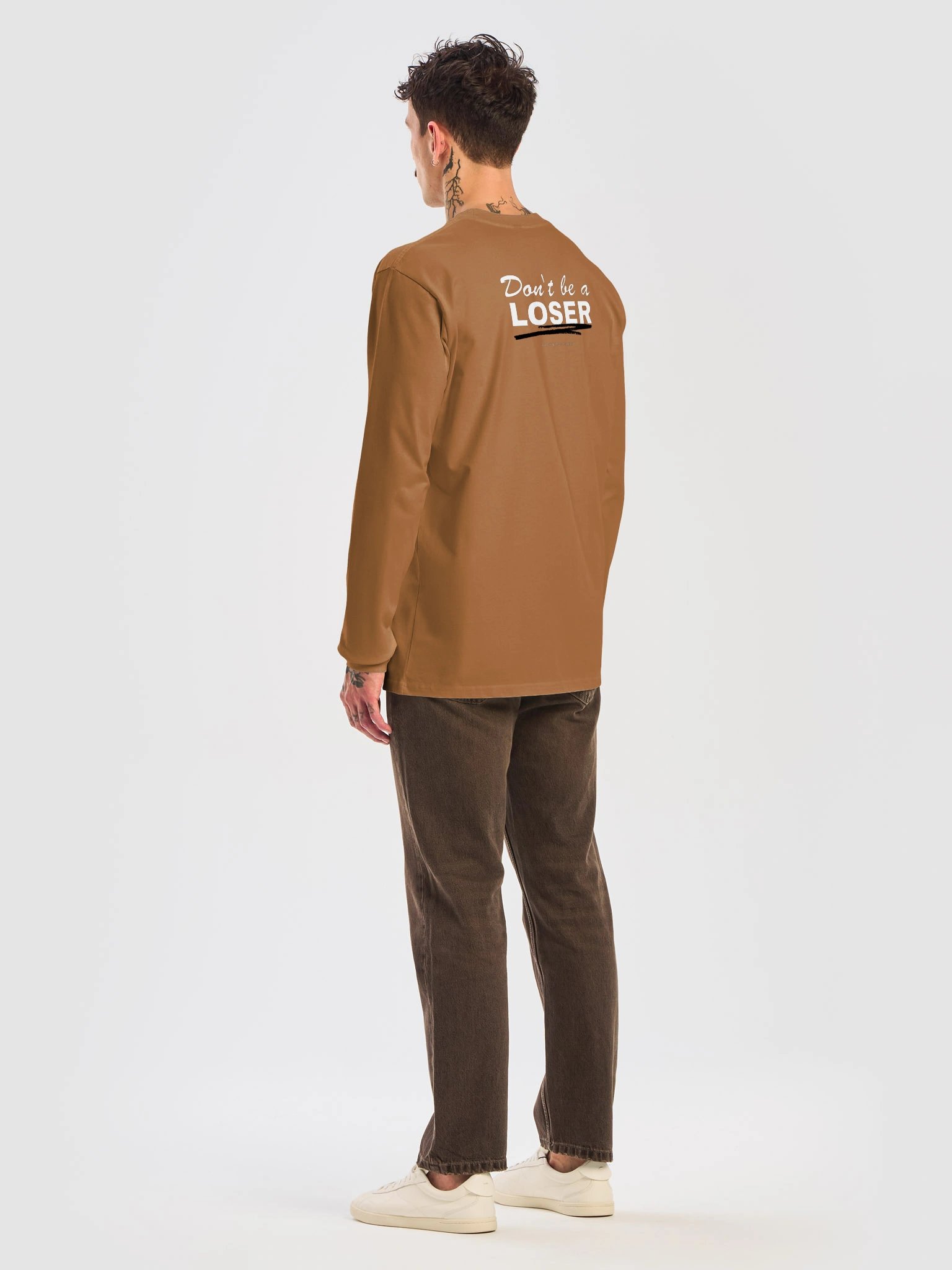 unisex cotton long seeve (camel) product image (8)