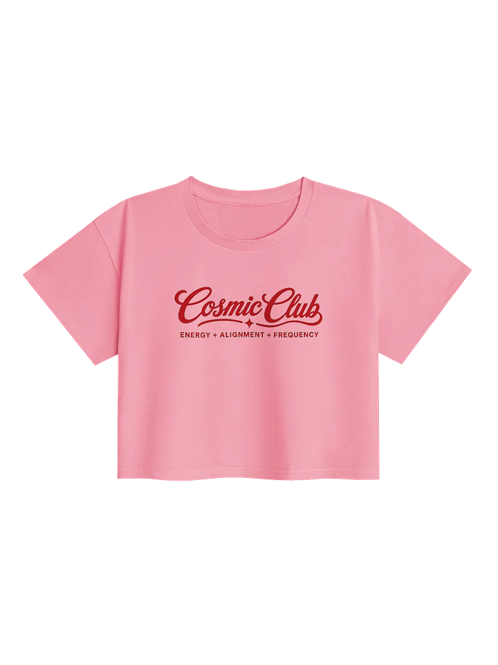 Cosmic Club Crop Top Pink product image (1)