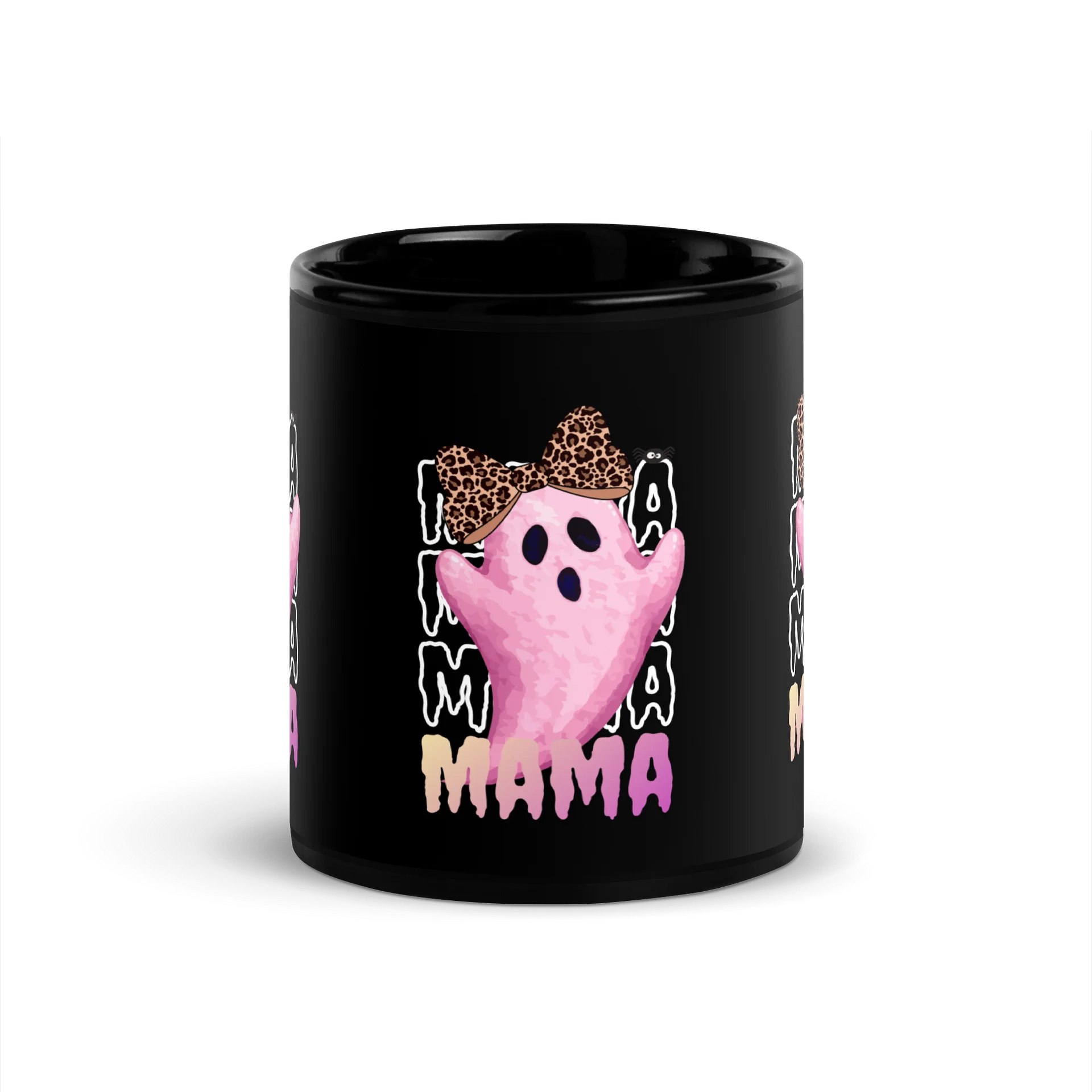 Spooky Mama Leopard Bow Mug 👻� product image (3)