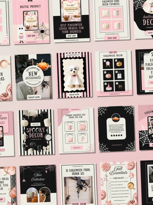 Coquette Halloween Instagram Story Templates product image (4)