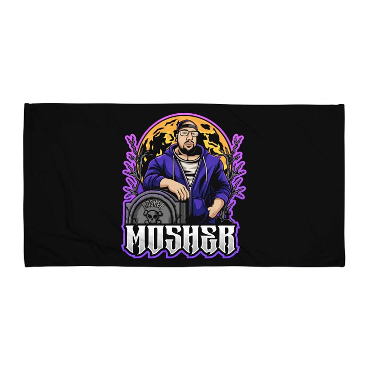 MOSHER GRAVE LOGO BATH TOWEL product image (1)