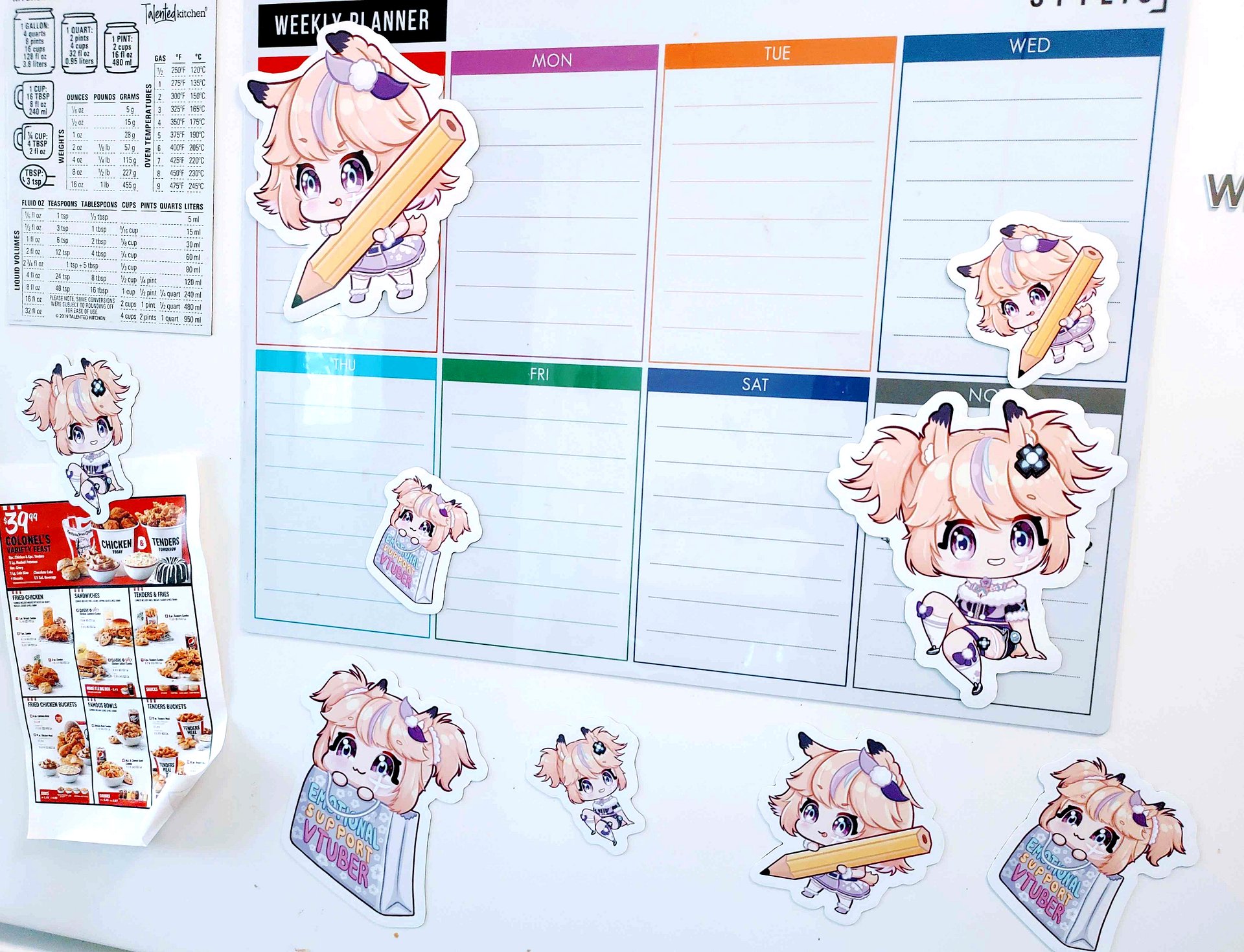 Artsy Chibi Alpaca Magnet product image (3)