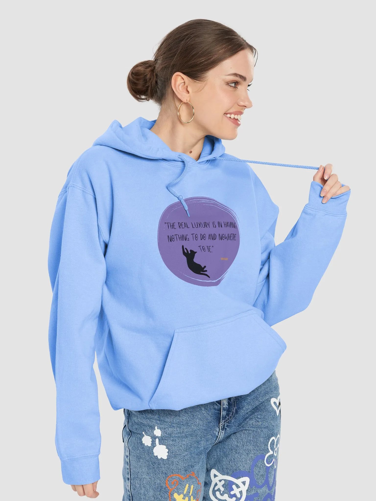 Vaikauri Cat Wisdom Stretch Hoodie product image (62)