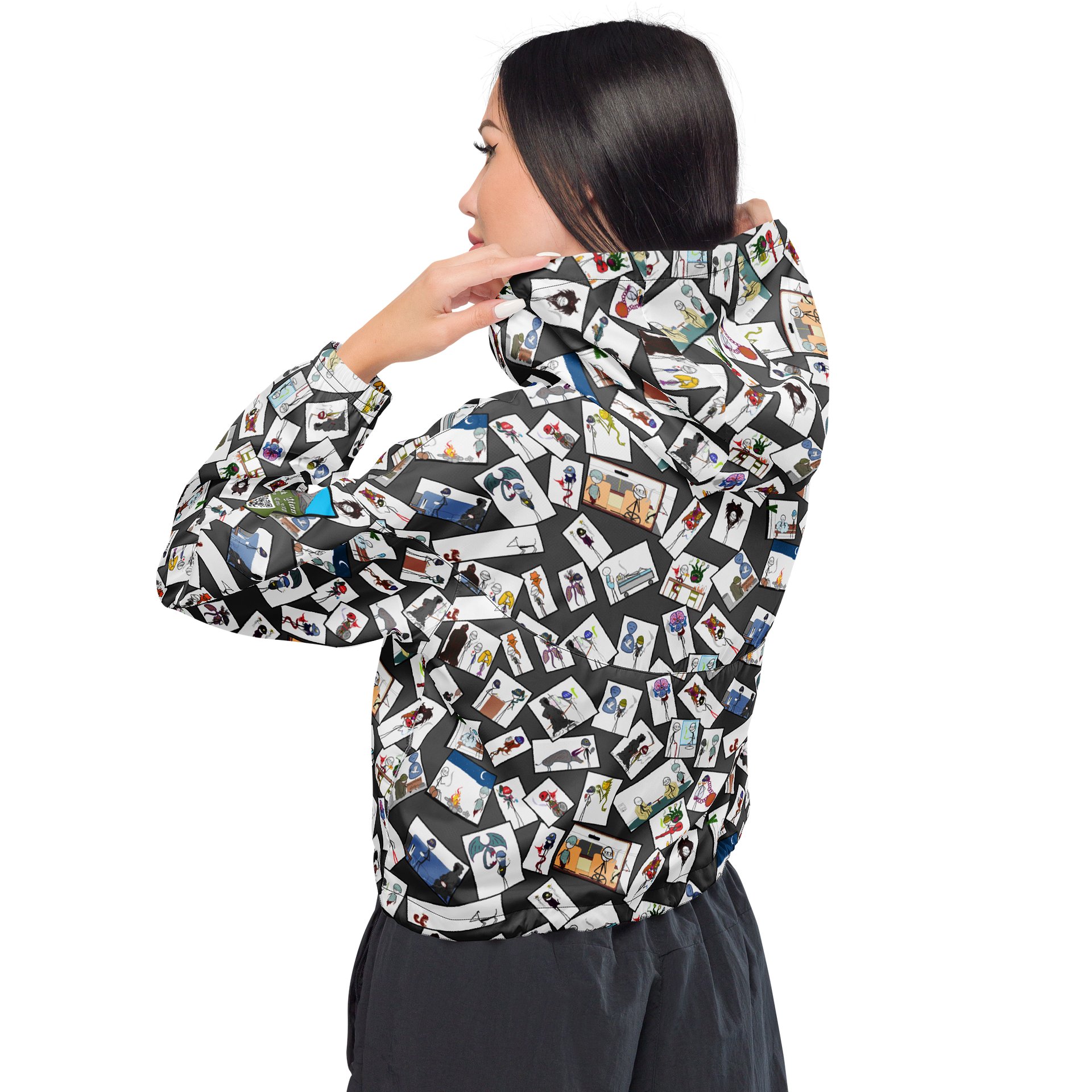 Stick Vet Womens Cropped Windbreaker product image (3)