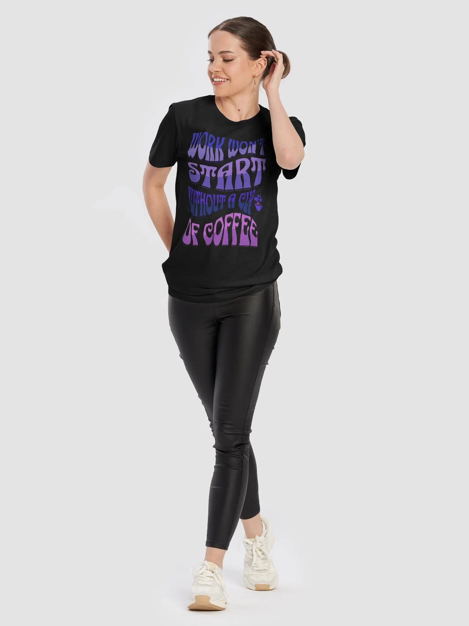 Work Won't Start Without A Cup of Coffee T-shirt product image (10)