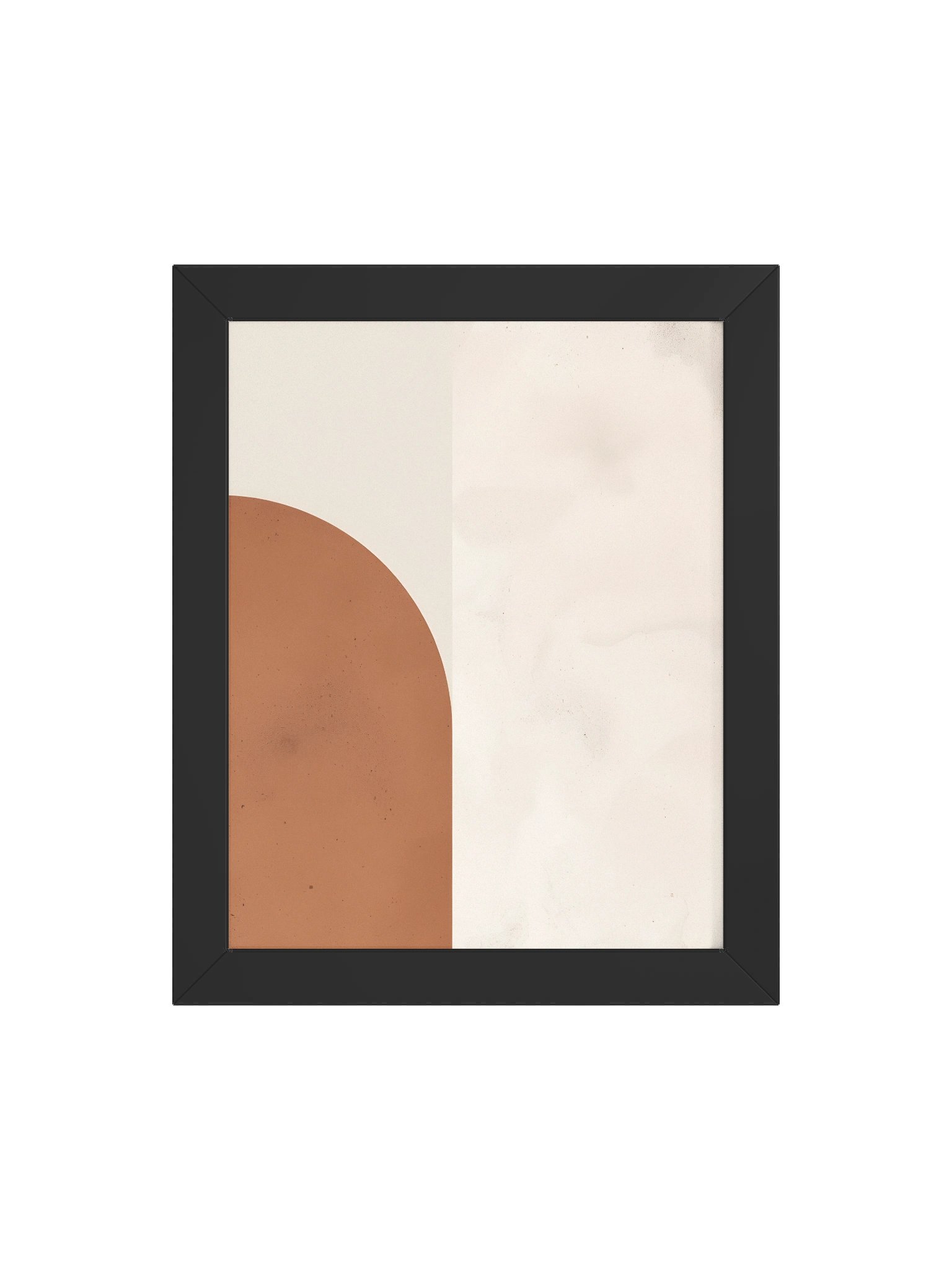 Modern abstract wall art Japandi style, warm beige and cream palette, minimalist geometric composition, sophisticated aesthetic, calming luxury design #3 product image (4)