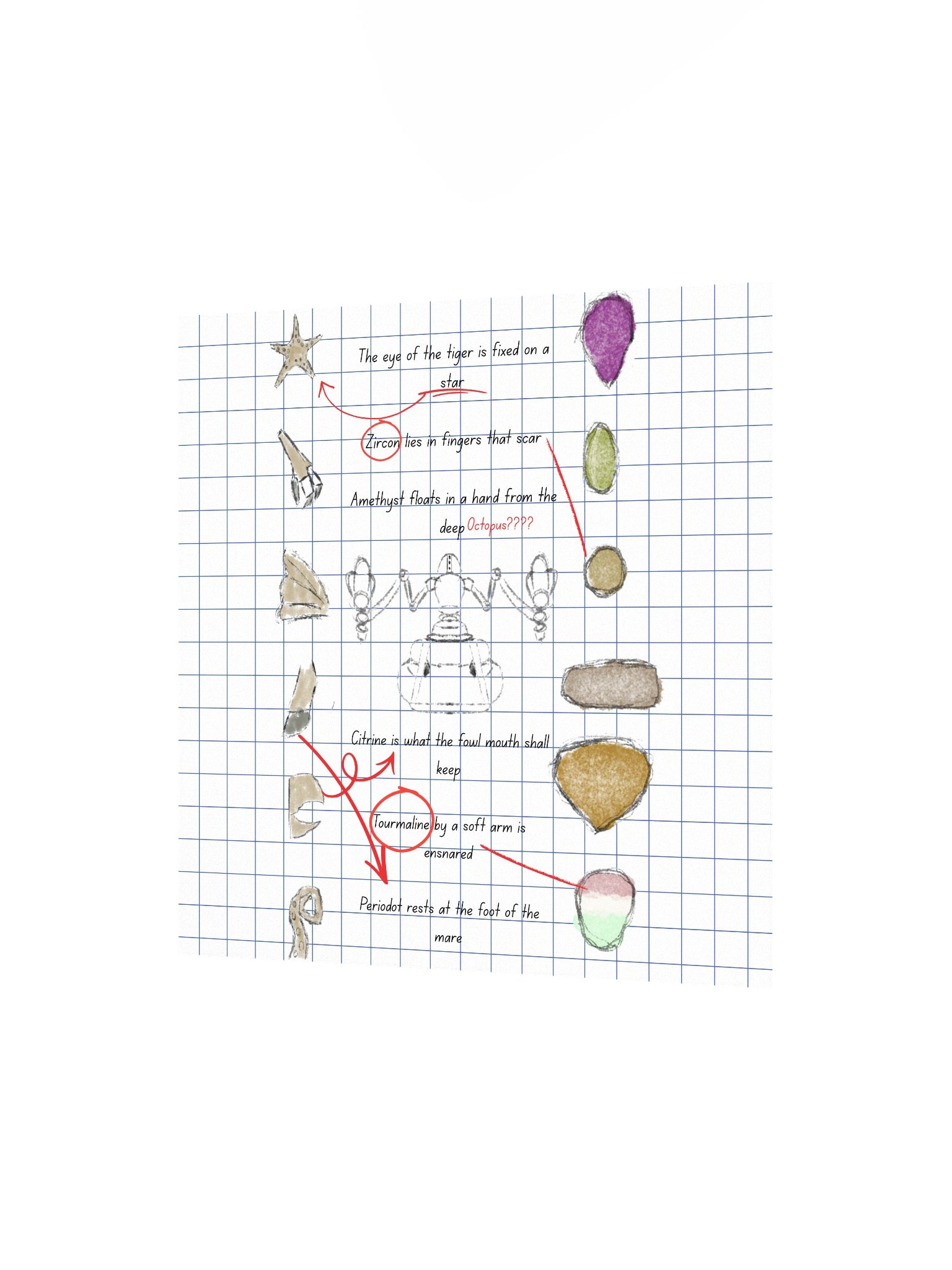Gem Puzzle Notebook Print product image (8)