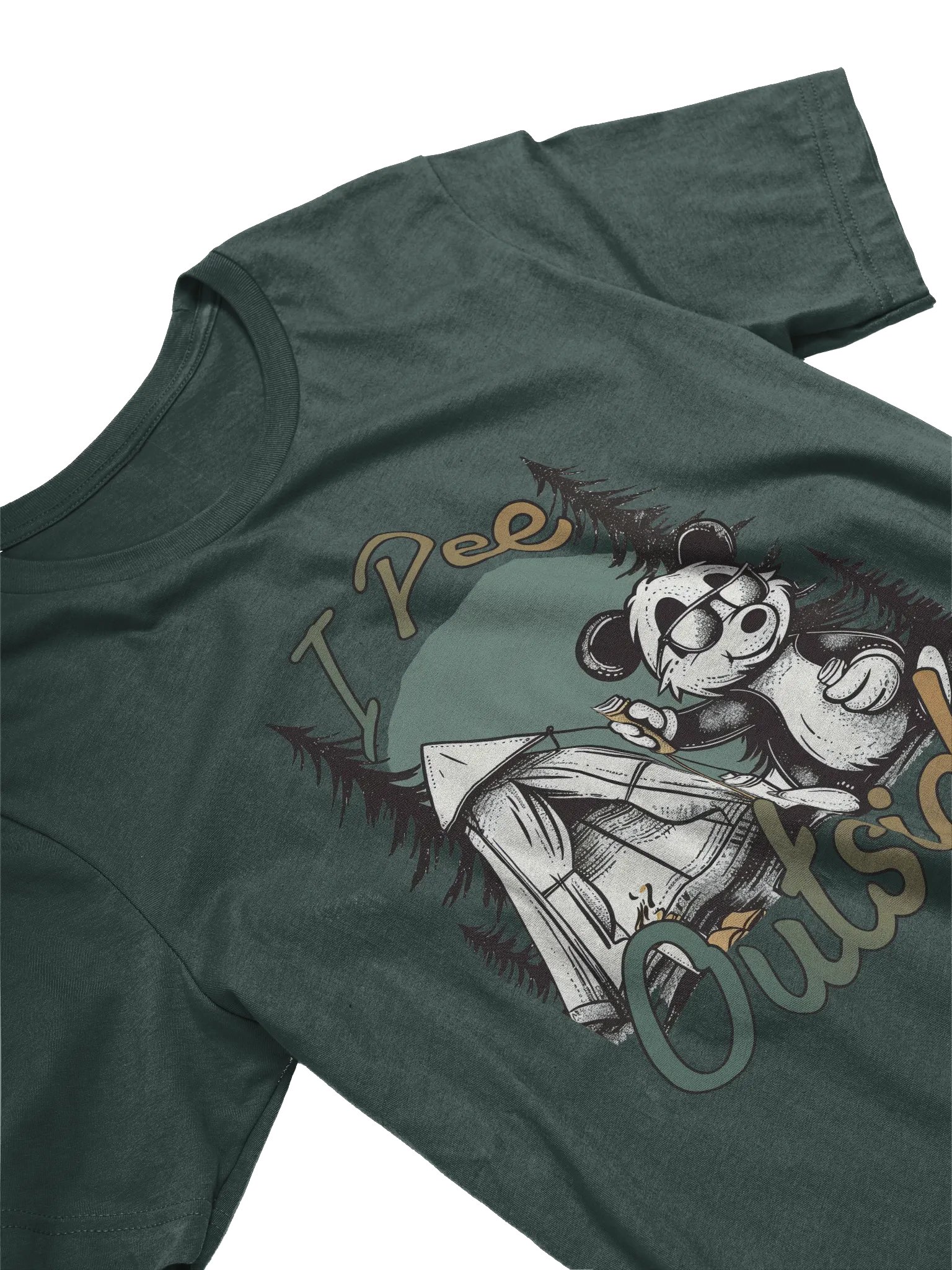 I Pee Outside - Funny Campfire T-shirt product image (3)
