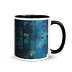 Ethereal Dreams Coffee Mug - White with Black Accents