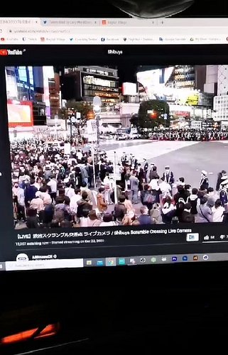 Halloween night at Shibuya Crossing. Nobody listened to the police or govt to NOT go to Shibuya or wear Halloween costumes. L...