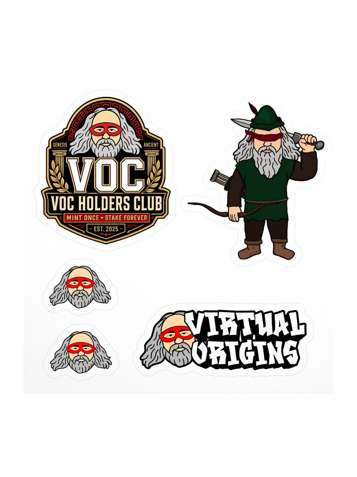Nomad #4 - Silas the Blindforge - VOC Holders Club Sticker Pack product image (1)