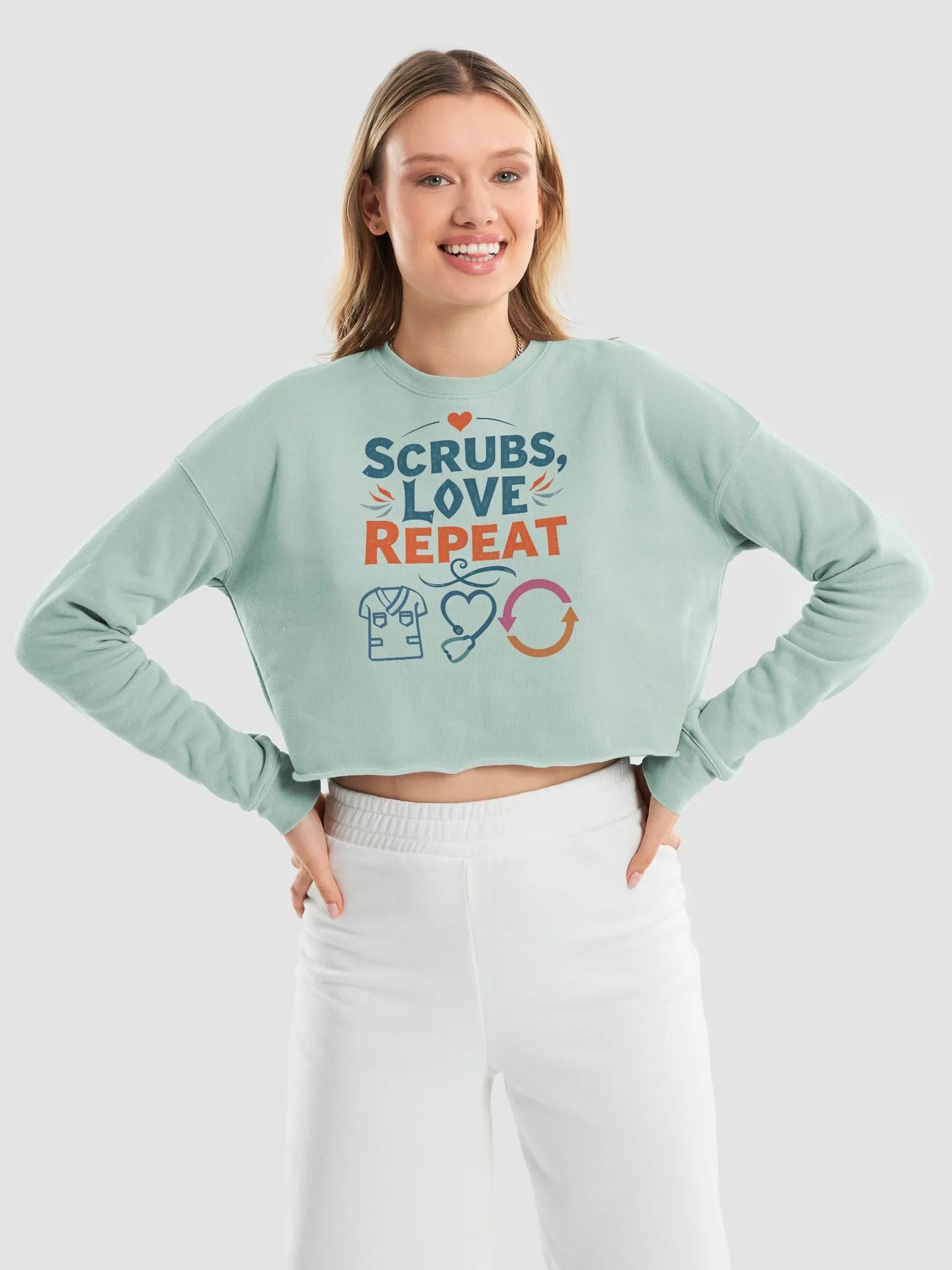 Love & Care Crop Sweatshirt product image (21)