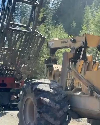 Big machine tow... 💪🌲