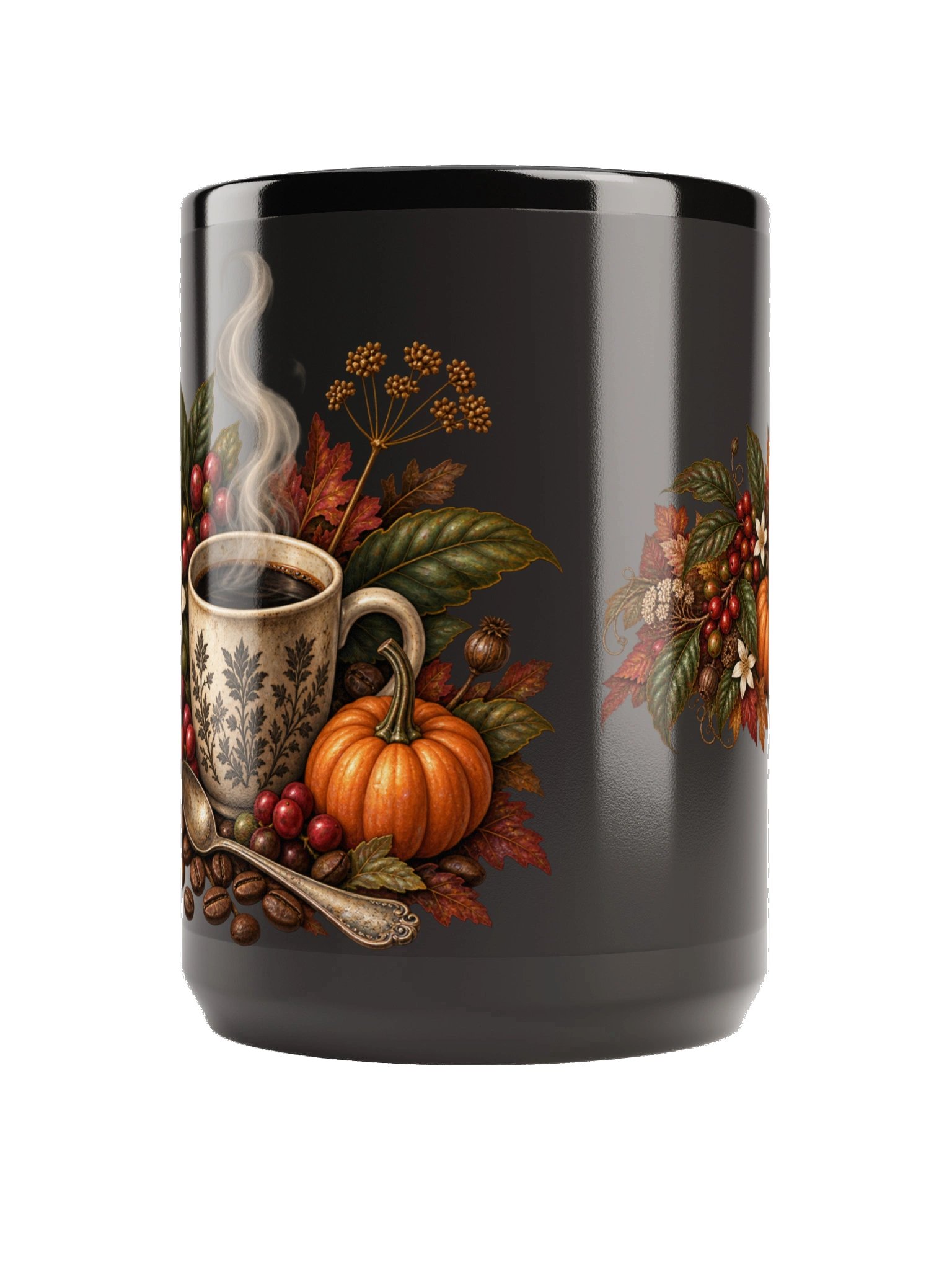 The First Cup Black Mug product image (5)