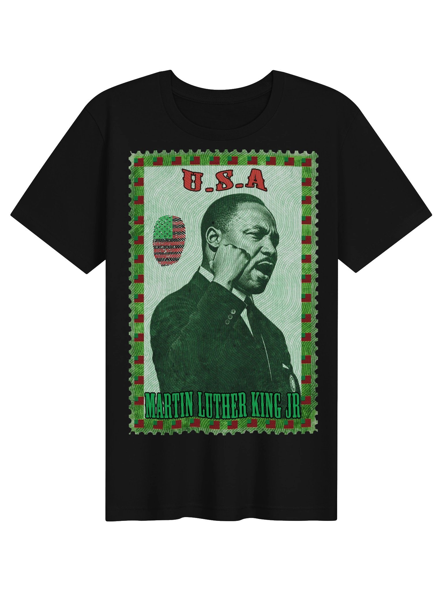 Martin Luther King Jr. Vintage Postage Stamp T-Shirt | USA product image (7)