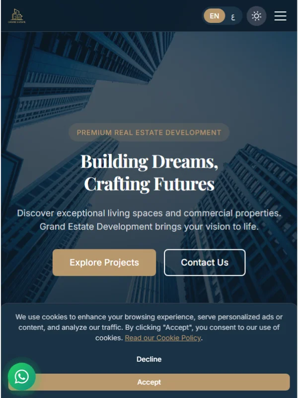 Premium Bilingual Real Estate Website Template product image (2)