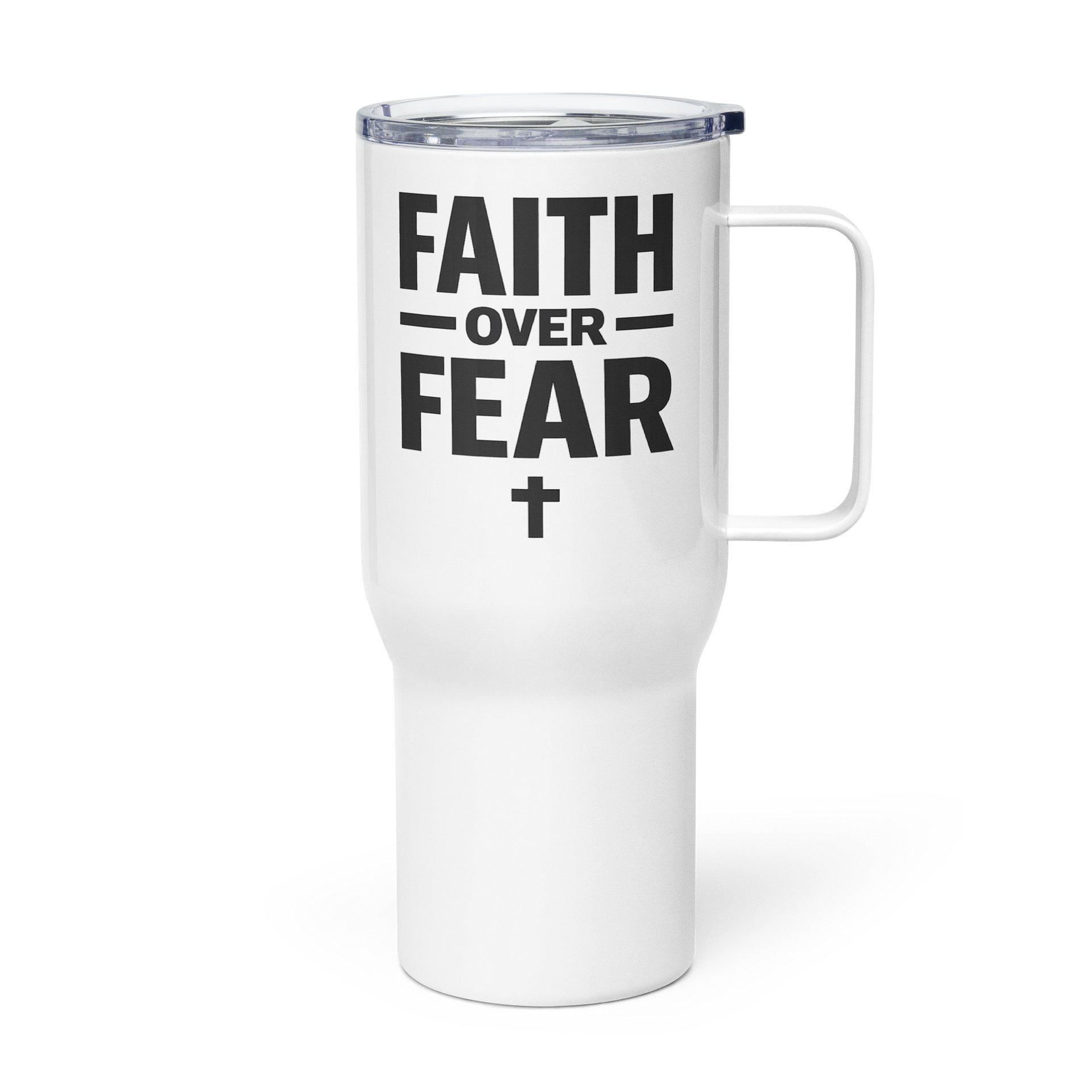 Faith Over Fear Travel Mug product image (3)
