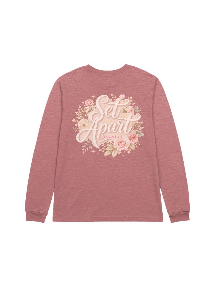 Set Apart long sleeve T-Shirt Jeremiah 1:5 product image (2)