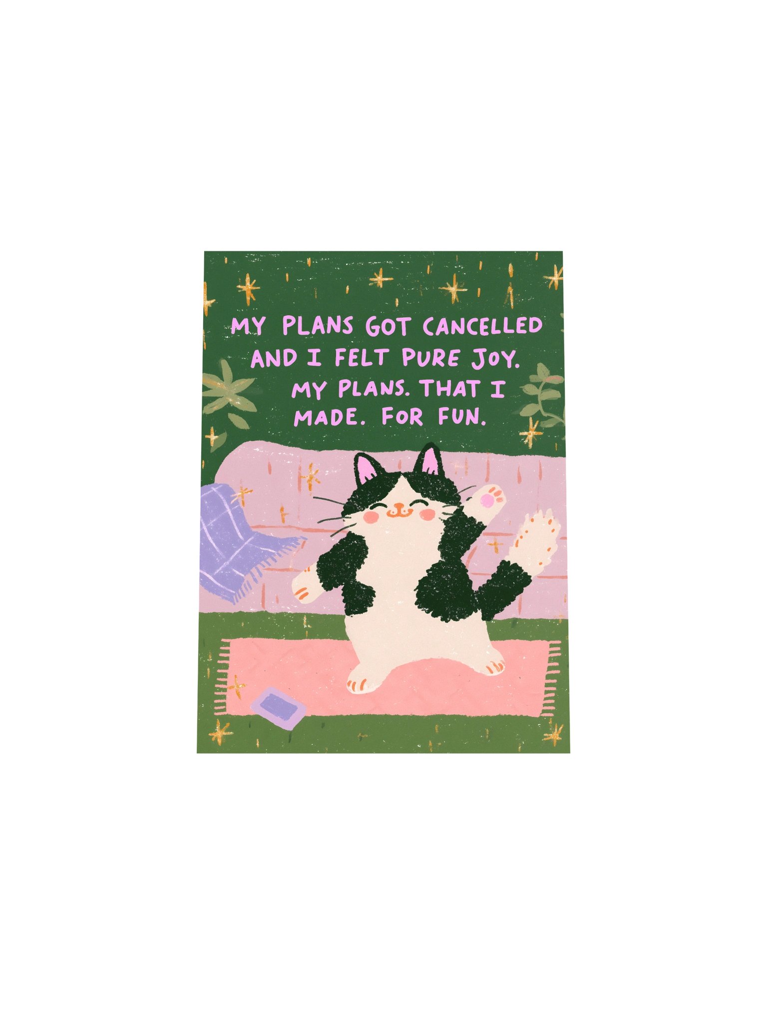Plans Got Cancelled Cat Poster product image (35)