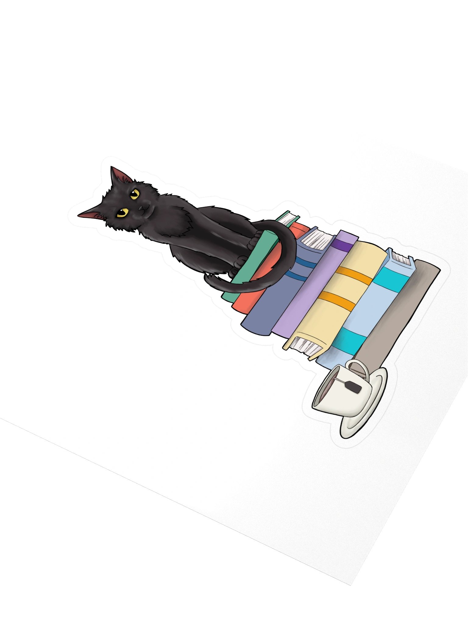 Pixel and Books Sticker product image (3)