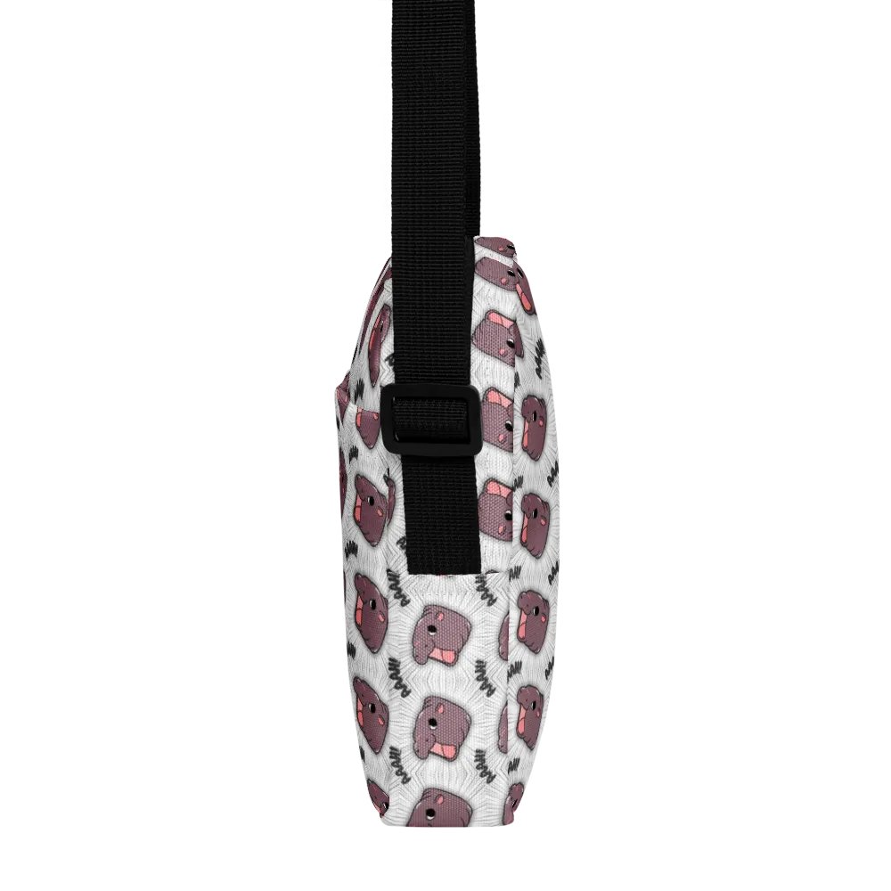 MOODENG'S WHITE AAAH! UTILITY CROSSBODY BAG! product image (7)
