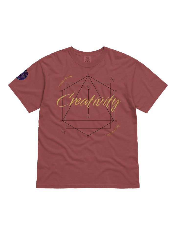 Creativity 132 Vibrational T-Shirt (yellow) product image (2)