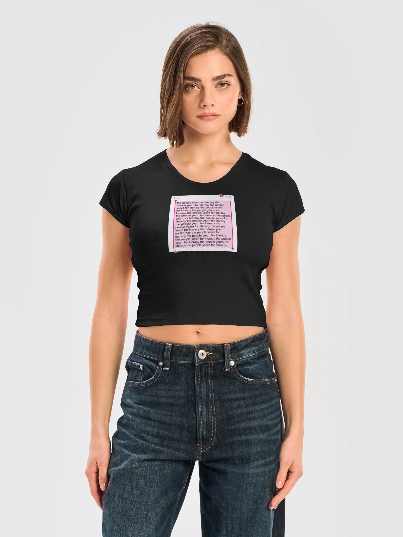 The People Yearn for Literacy Baby Tee product image (3)