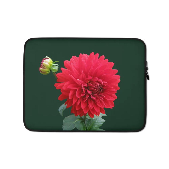 Dahlia Dream 13 & 15 Inch Laptop Sleeve - Elegant & Protective Case for MacBook & Laptops product image (1)