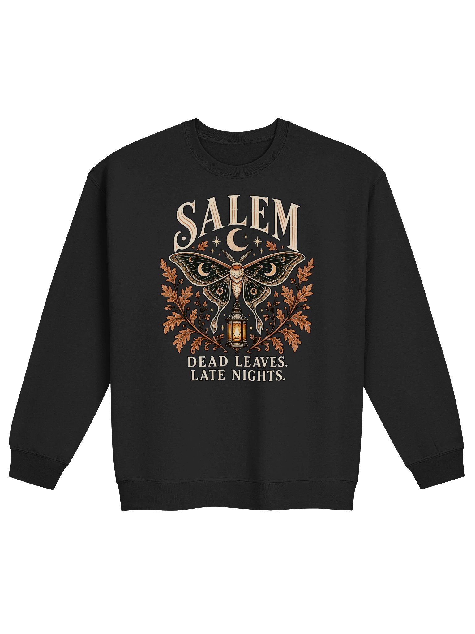 Salem: Dead Leaves. Late Nights. Crewneck Sweatshirt product image (1)