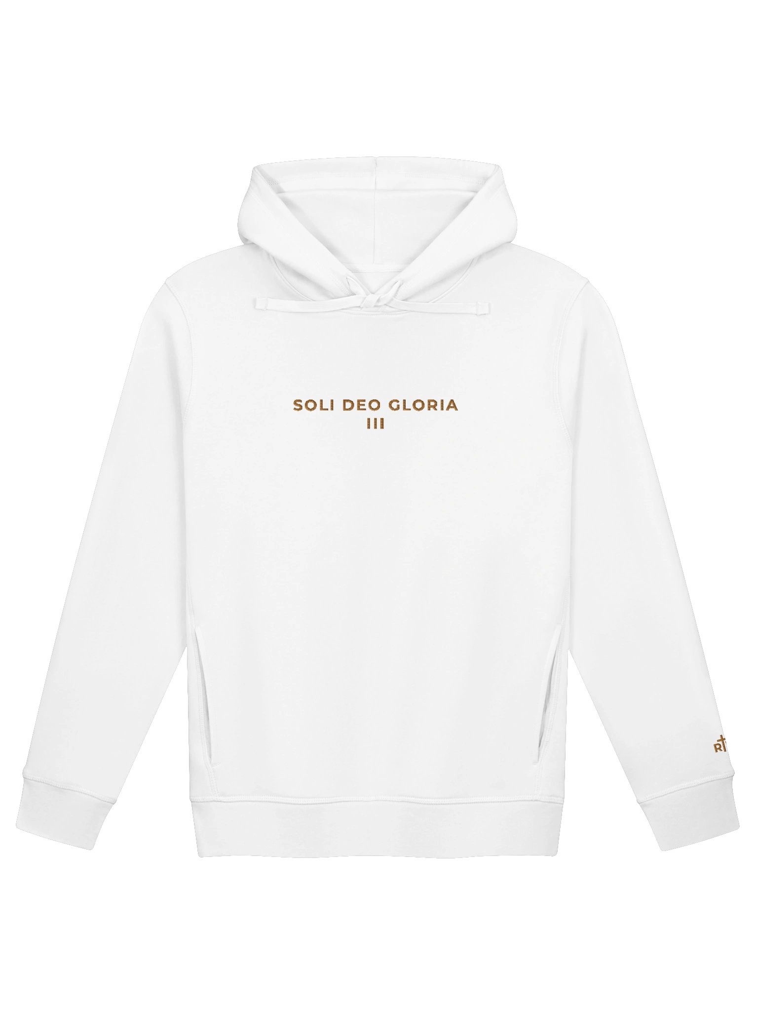 SOLI DEO GLORIA ORGANIC-BLEND SIDE-POCKET UNISEX HOODIE product image (2)