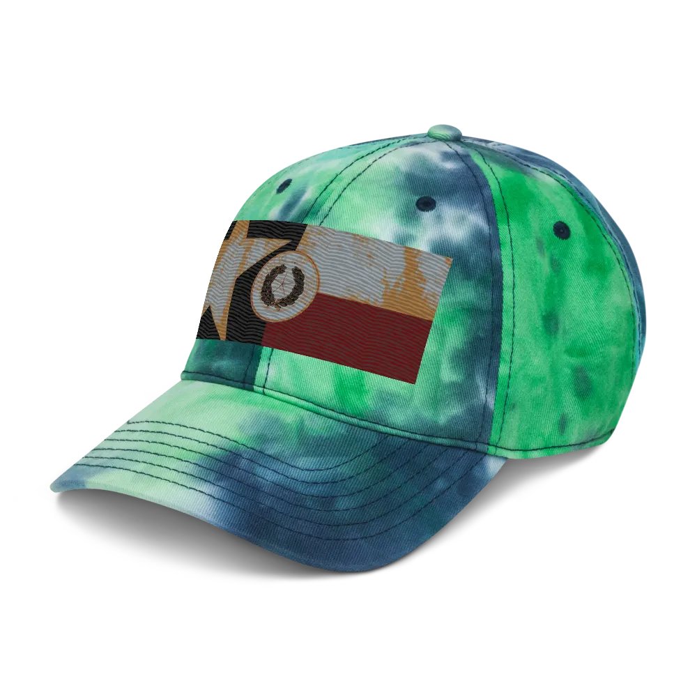 "Texas" Embroidered Tye-Dye Hat product image (10)