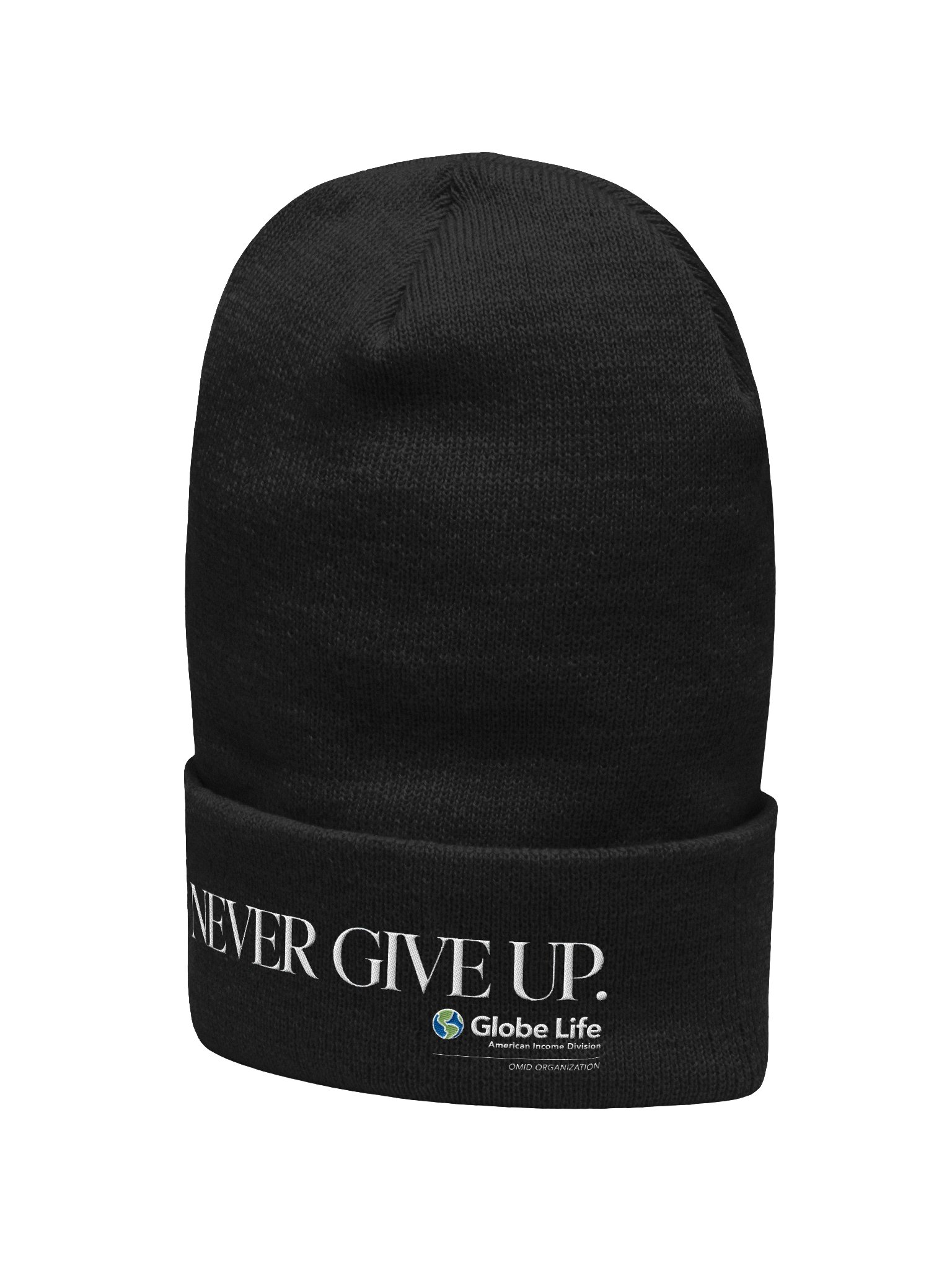 OMID “Never Give Up.” Beanie – Stay Relentless product image (2)