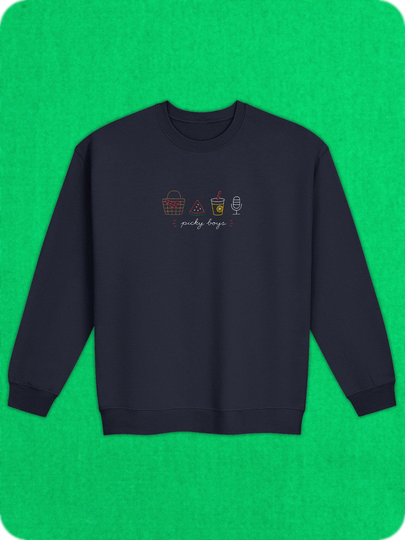 Summer Embroidered Crewneck (7 Colors) product image (5)