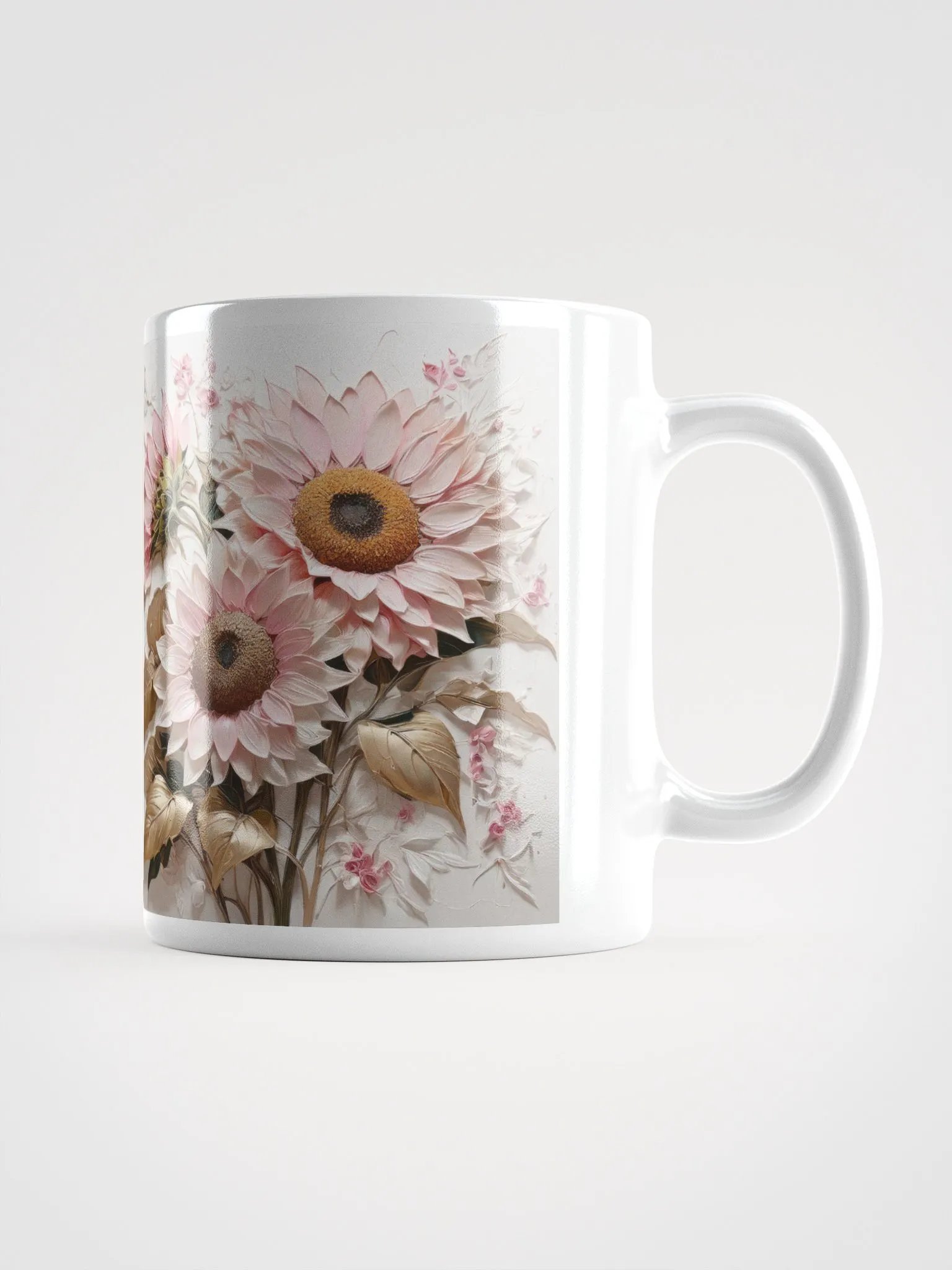 Amber Petals Ceramic Mug product image (1)