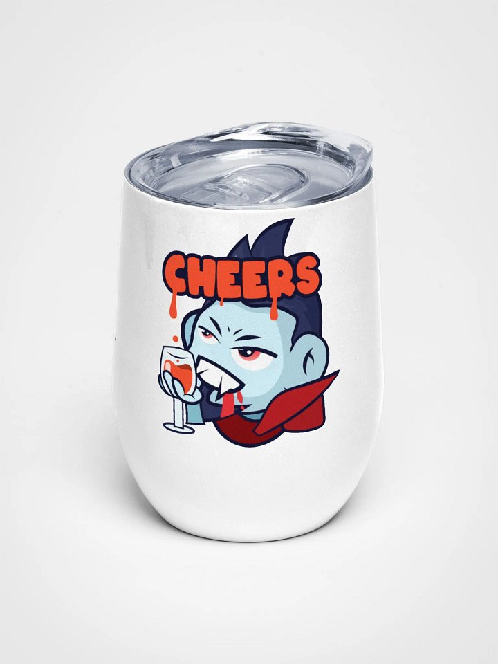 DRACULA CHEERS WINE TUMBLER product image (1)