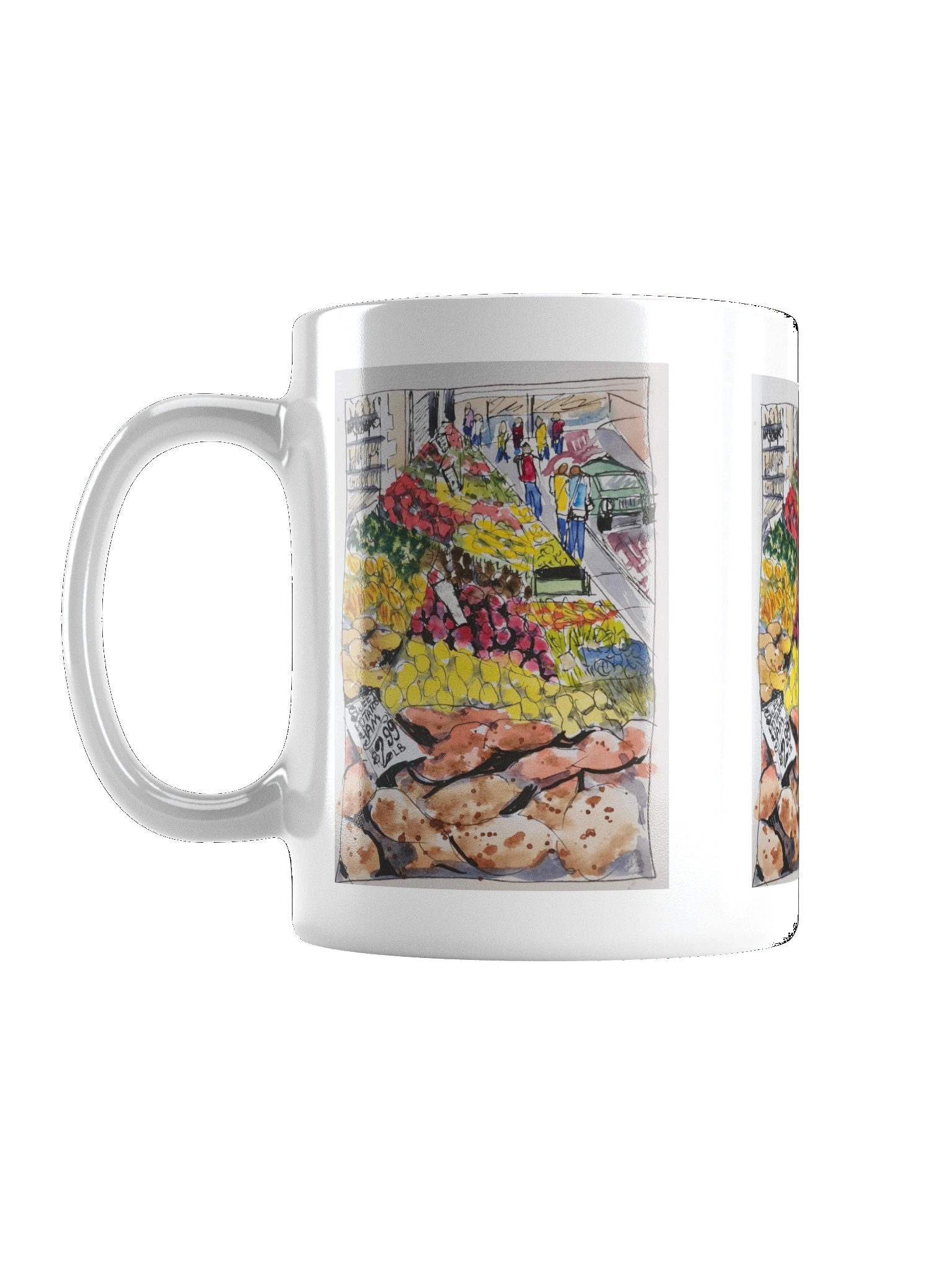 Pike Place Market - White Glossy Mug product image (1)