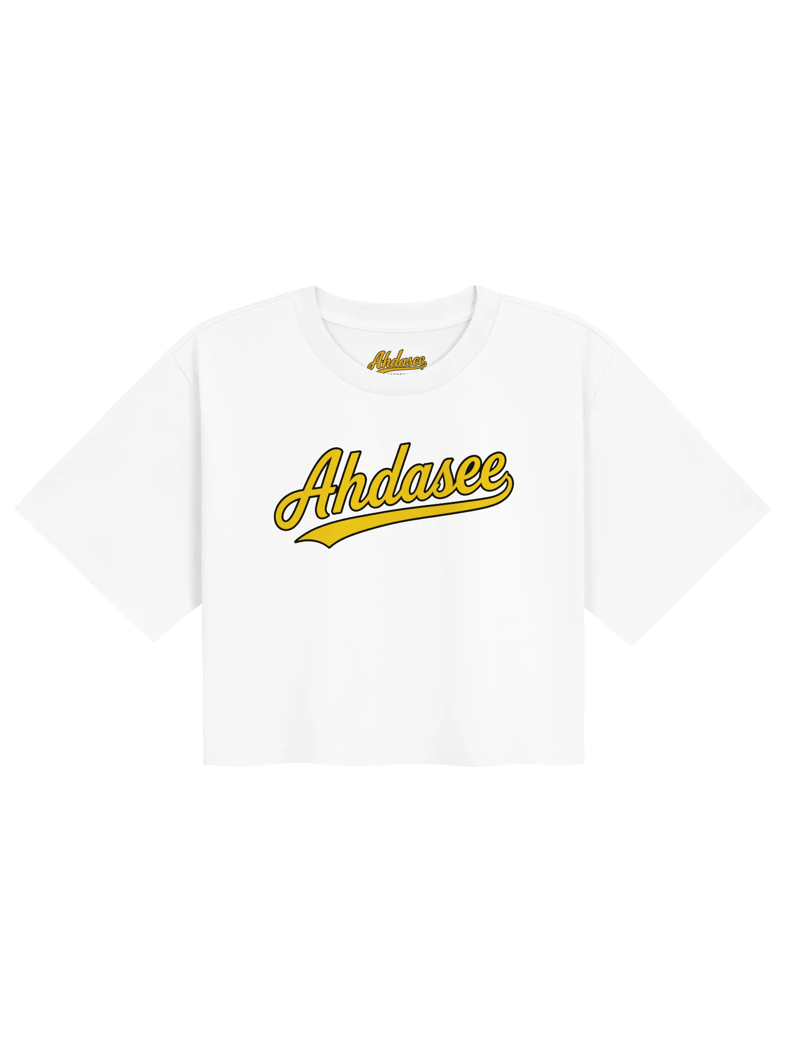 Ahdasee Gold Standard Women’s Crop Tee