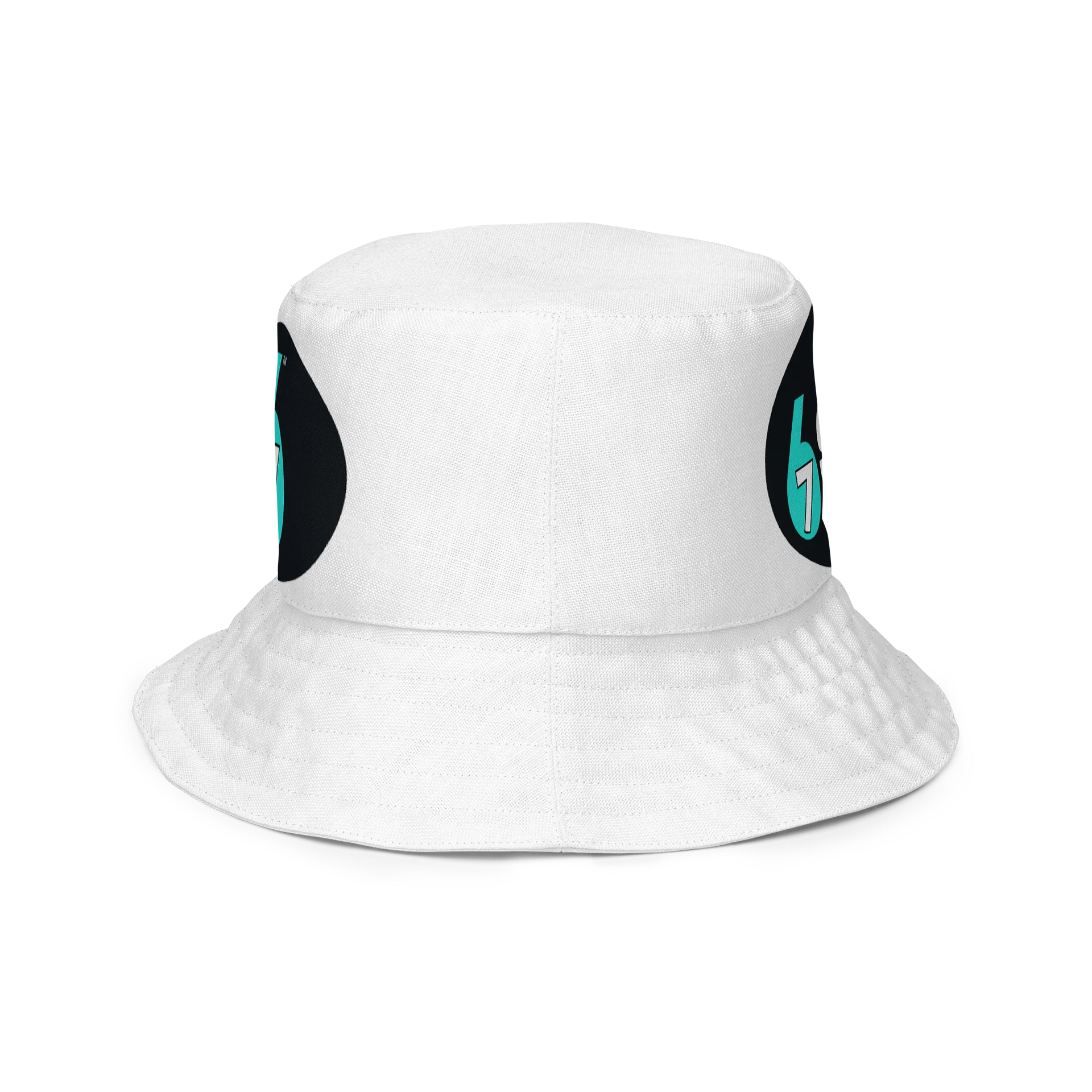 White Bucket Hat - hero and main logo product image (3)