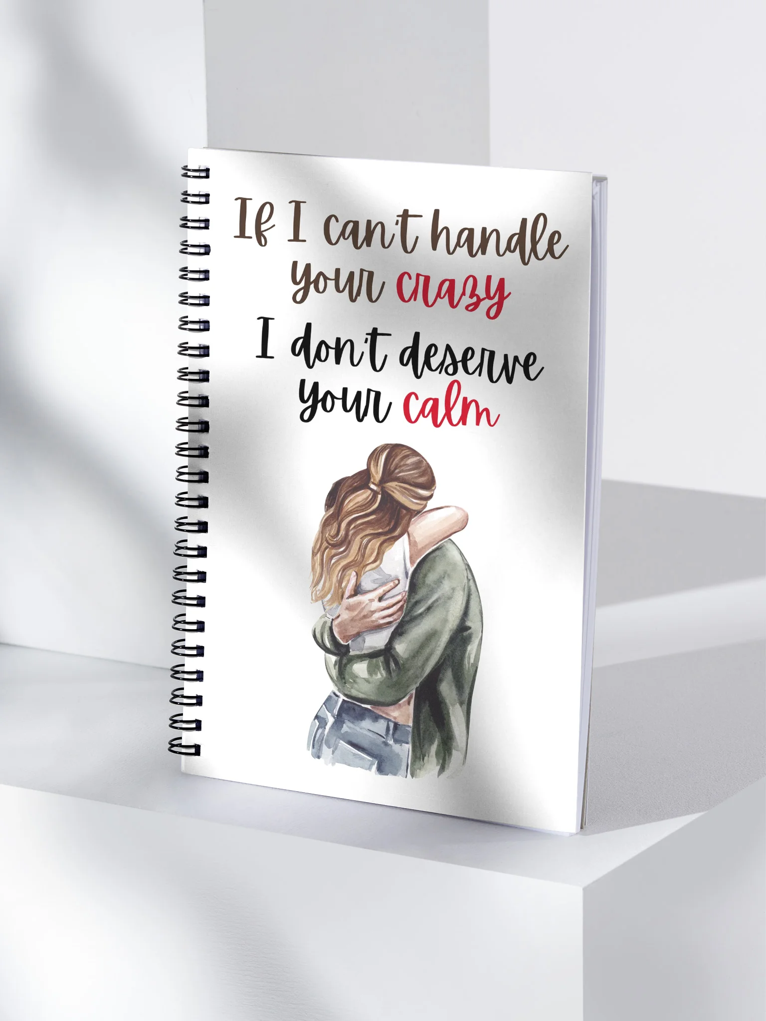 Crazy & Calm Spiral Notebook product image (4)