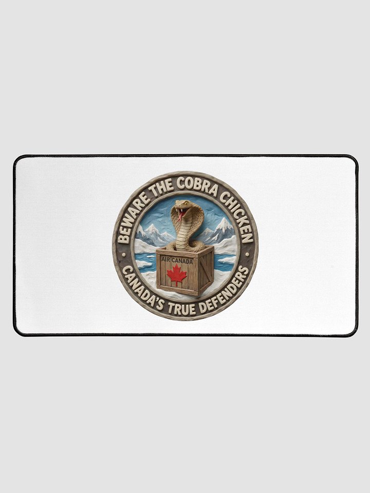 Beware the Cobra Chicken | Signature Character Deskmat product image (1)