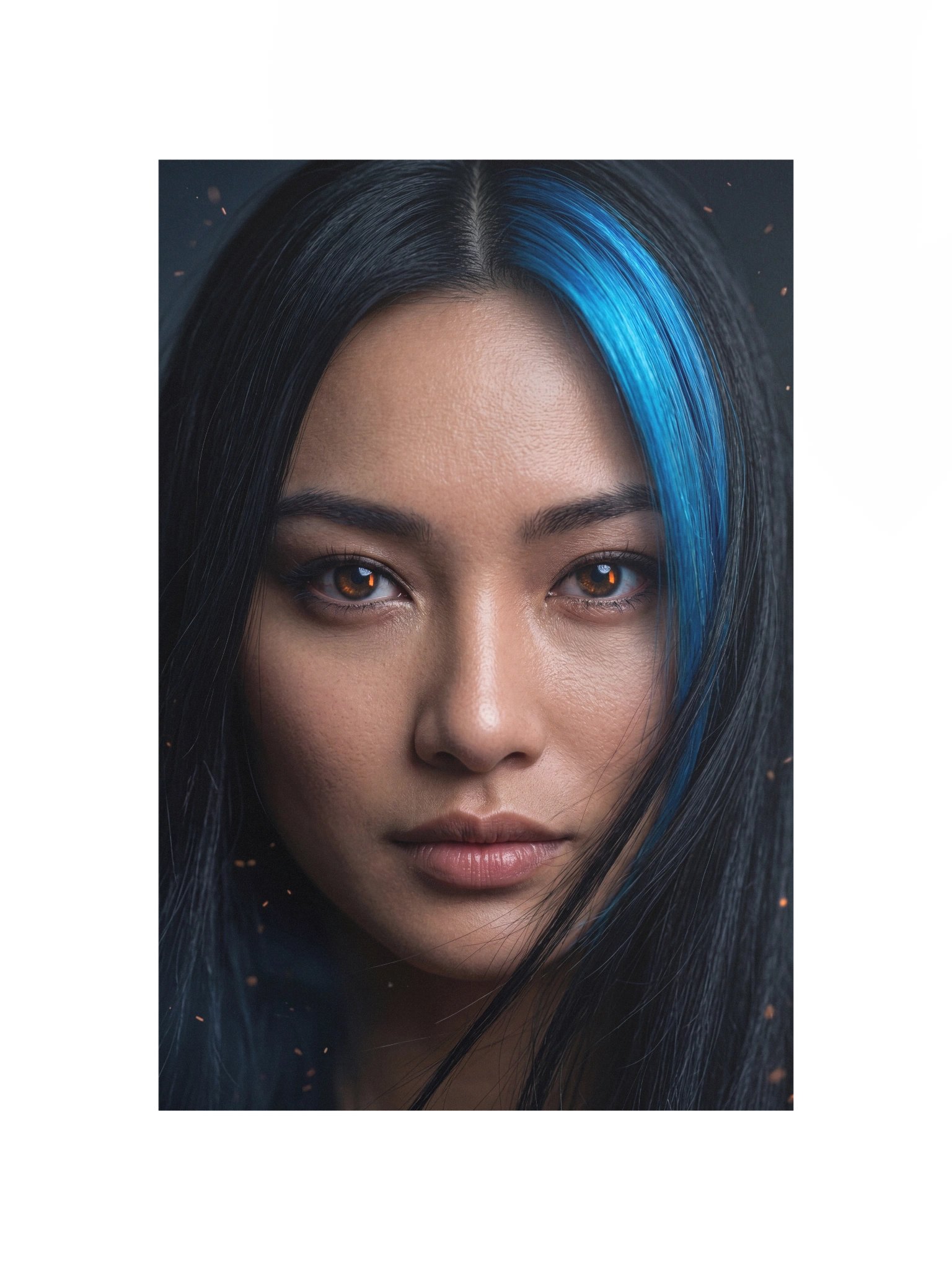 Blue Streak Portrait Poster product image (10)