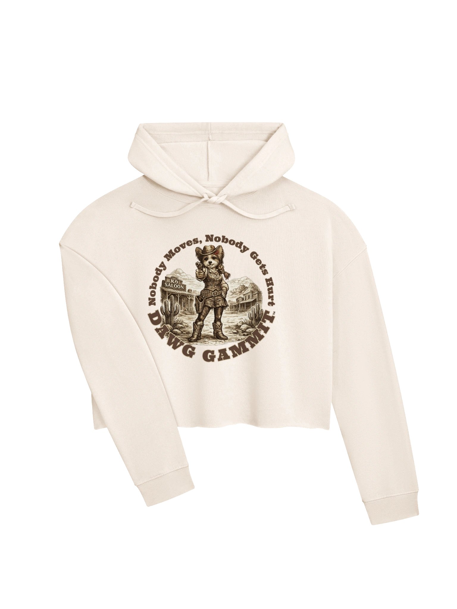 DAWG GAMMIT™ Nobody Moves Cropped Hoodie product image (3)