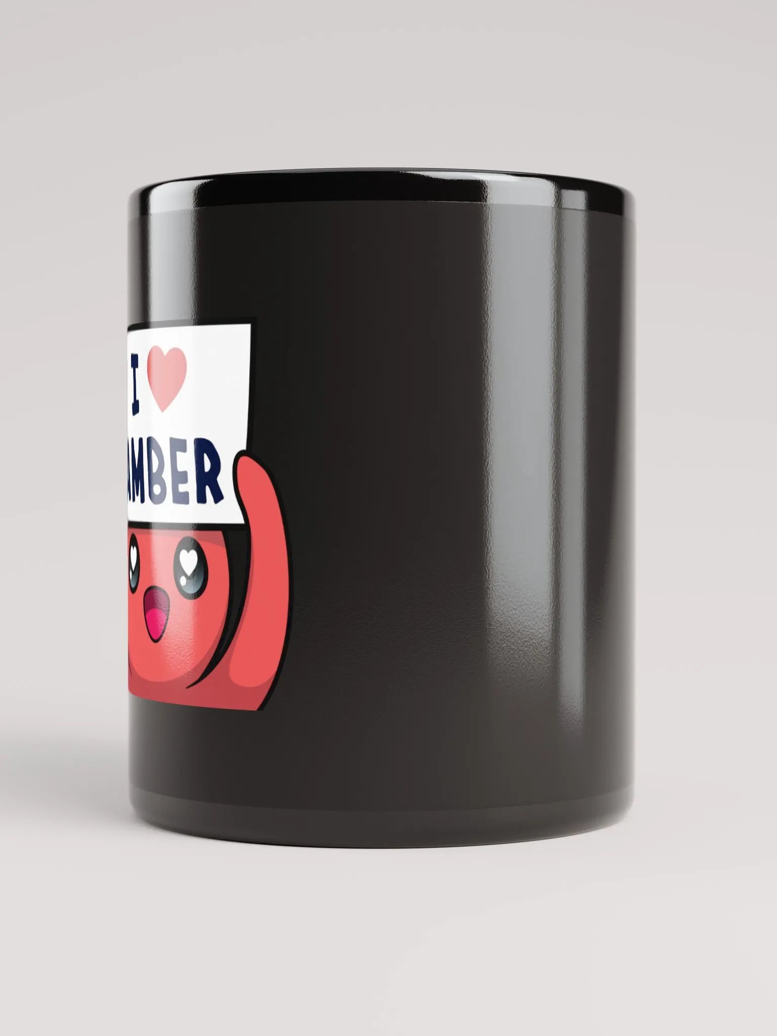 I ❤️Amber Mug Black product image (6)