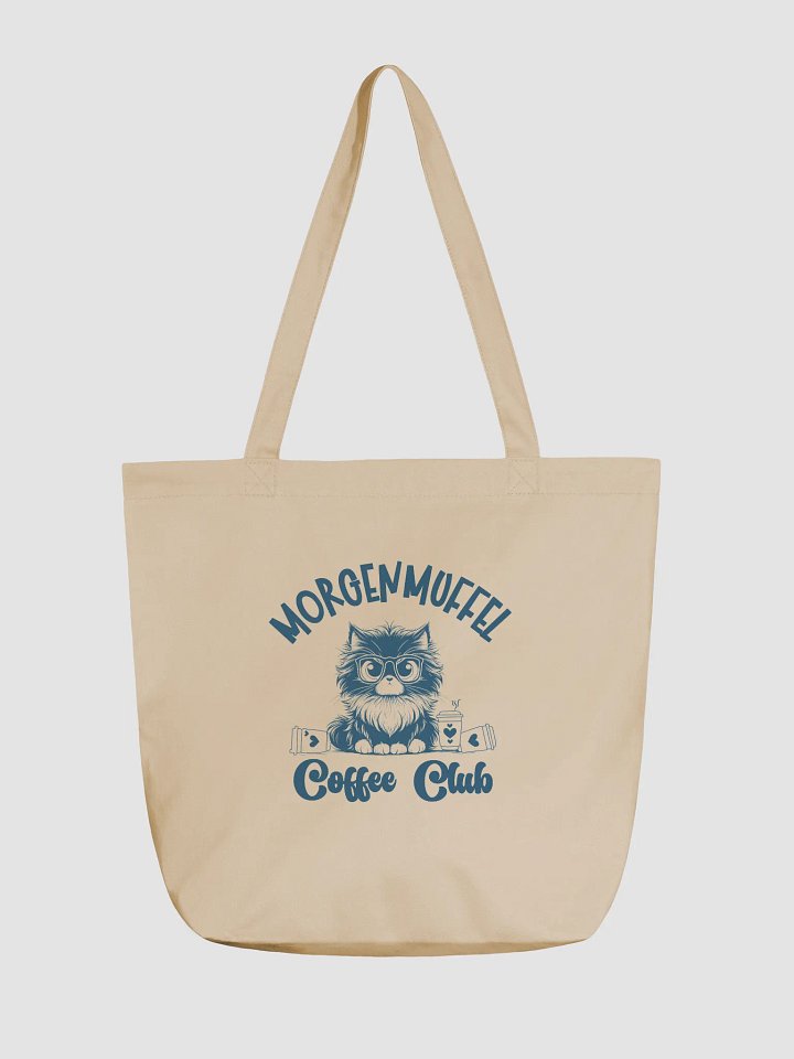 Morgenmuffel Cat Coffee Club Eco Tote product image (1)