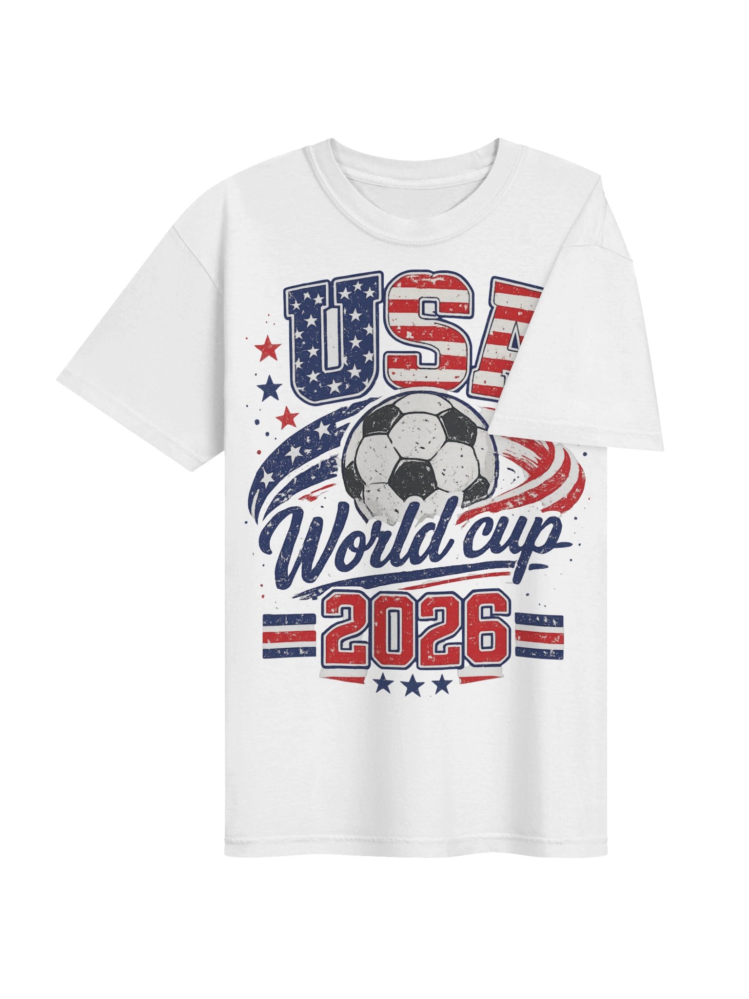 USA World Cup 2026 Retro Patriotic Soccer Graphic Tee product image (28)