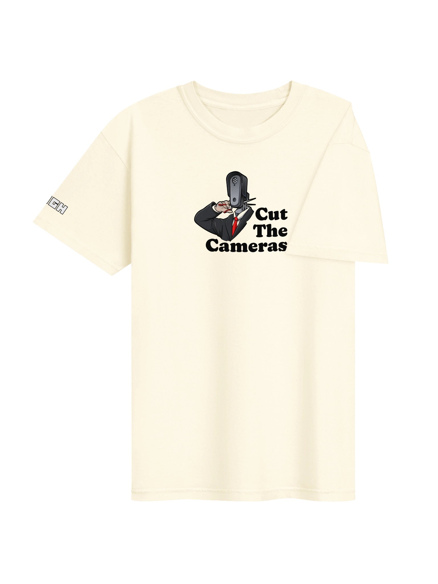 Cut the Cameras Tee (Light) product image (8)